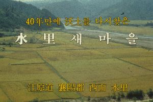 [성공사례] 1980년 7월 10일 40년만에 옥토를다시찾은수리새마을 강원 양양군 서면(슬