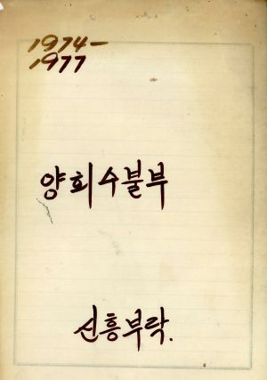 1974-1977년 양회수불부 신흥부락