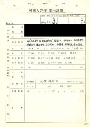 1978년 외국인방문(4) 일본 새마을운동중앙본부성남연수원