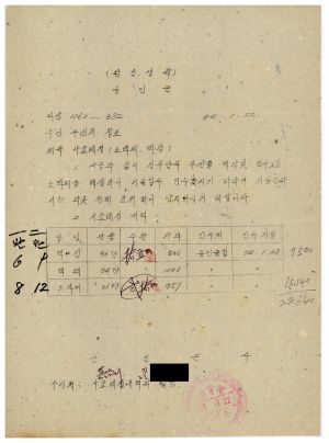 1973년 동막개발위원회 공문철- 사료배정(정부양곡부산물 소맥피 맥강) 1974.1.22 