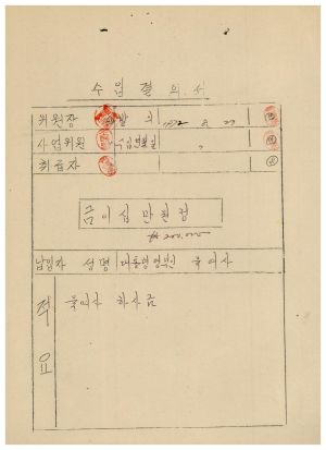 잡문서철(경과보고) 동막새마을회