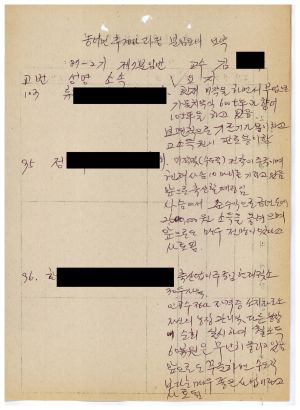 분임토의요약 농어민후계자과정 제87-2기(통산 제384기) 제7분임반