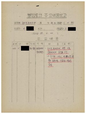 분임토의주요내용보고 농어민후계자반 제36기 제30분임반 1985.4.24