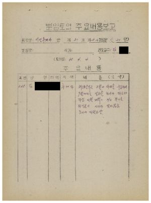 분임토의주요내용보고 어민후계자반 제31기 제15,16분임반 1985.4.4