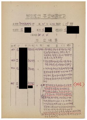 분임토의주요내용보고 농어민후계자반 제31기 제30분임반 1985.4.4