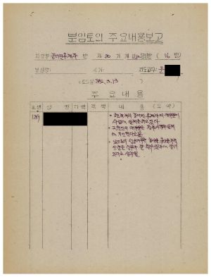 분임토의주요내용보고 농어민후계자반 제30기 제11,12분임반 1985.3.13