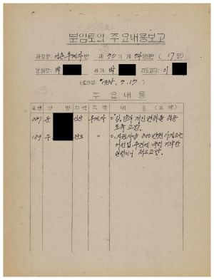 분임토의주요내용보고 어촌후계자반 제30기 제34분임반 1985.3.13