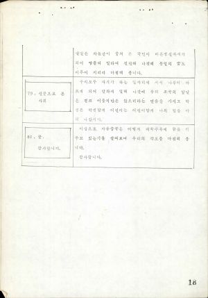 중화민국 새마을연수 보고서 시나리오 서울특별시교육위원회