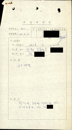 1975년 수료생서신 새마을지도자(제22기) 성○춘