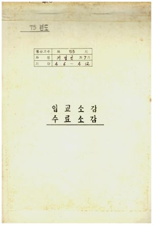 입교소감 수료소감 기업인 제7기 통산 제53기 1975.4.6-4.12 새마을지도자연수원