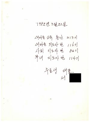 답사 통산 제213기(새마을지도자반 제116기  사회지도자반 제84기  부녀지도자반 제11