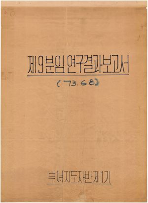 [차트] 분임토의결과보고서 부녀지도자반 제1기 제9분임반 1973.6.8