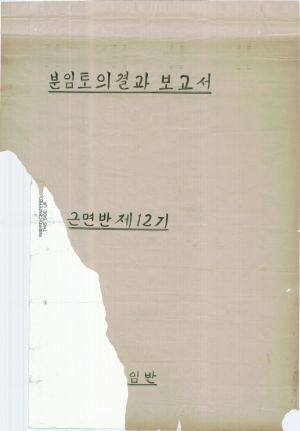 [차트] 분임토의결과보고서 새마을지도자특별과정 제12기 분임토의결과보고서