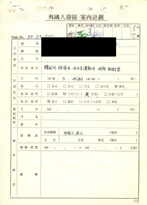 1978년 외국인방문(2) 미국 새마을운동중앙본부성남연수원