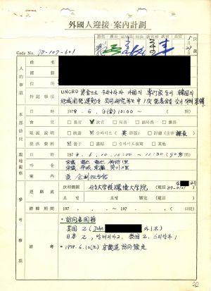 1978년 외국인방문(2) 일본 새마을운동중앙본부성남연수원