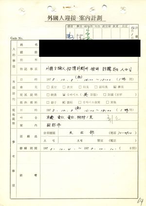 1978년 외국인방문(5) 네팔 새마을운동중앙본부성남연수원 