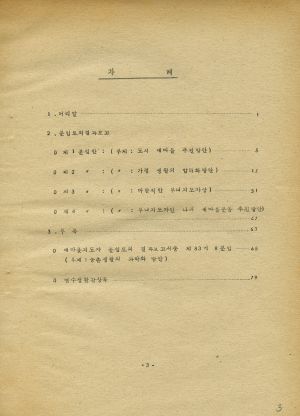 분임토의결과보고서 (머리말) 부녀지도자 제83기 통산 제146기 1979.11.25-12.