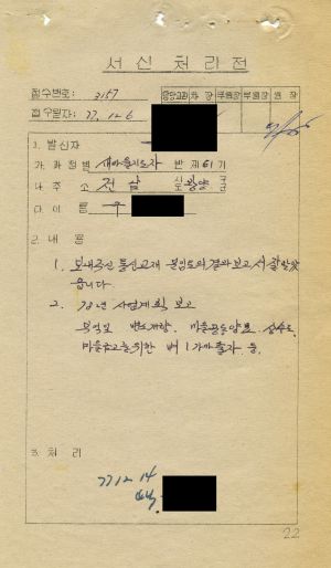 [수료생 서신철] 1977년 새마을지도자(제61기) 구○림