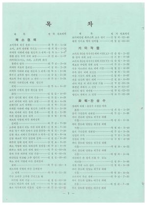 [월간] 새농사 1976년 (합본) 목차